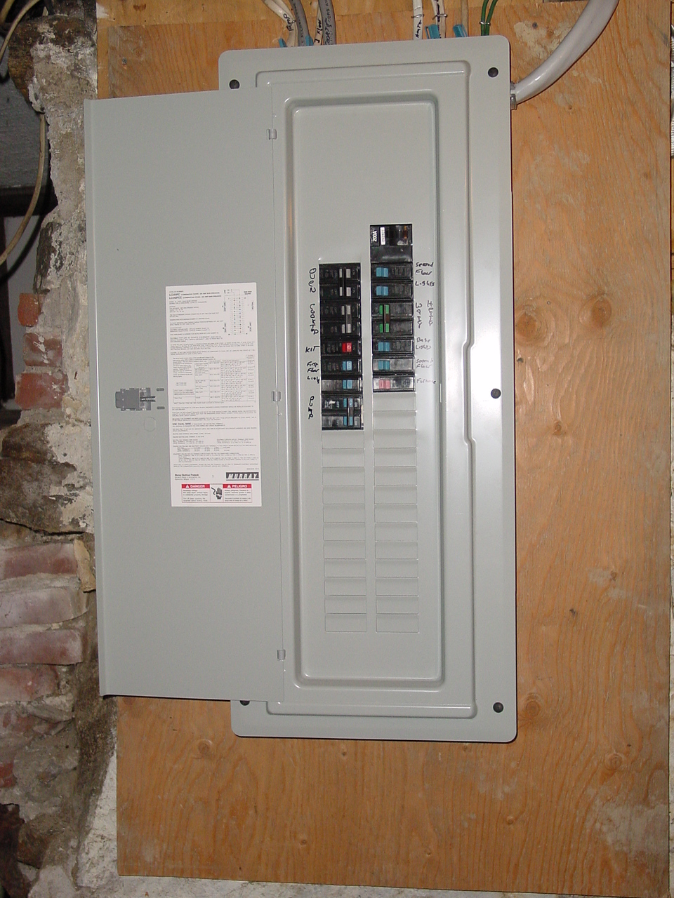 New electrical panel
