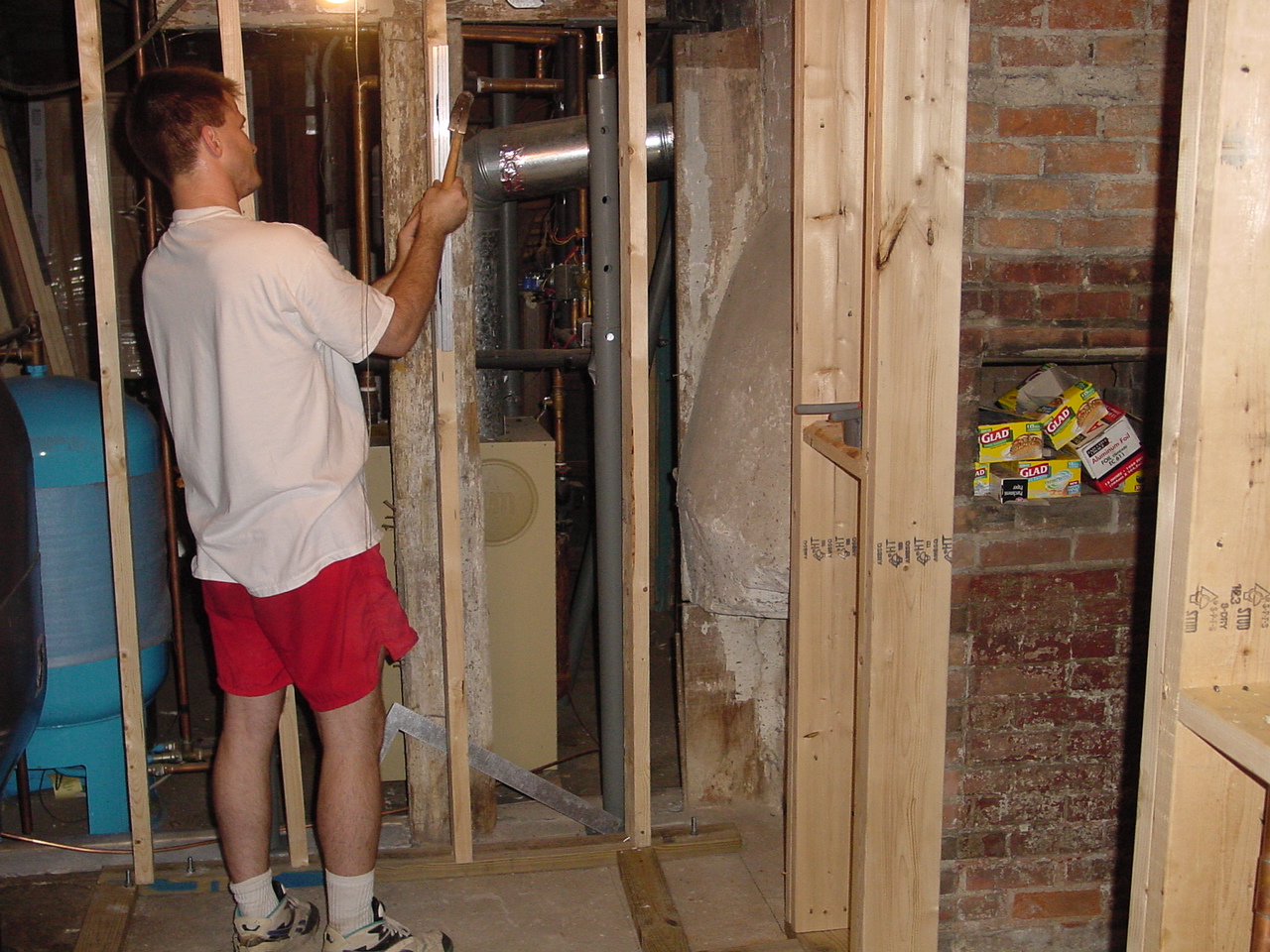 Framing the pantry