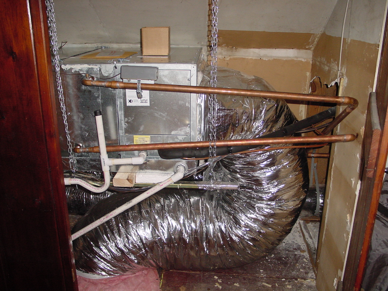 Upstairs air handler