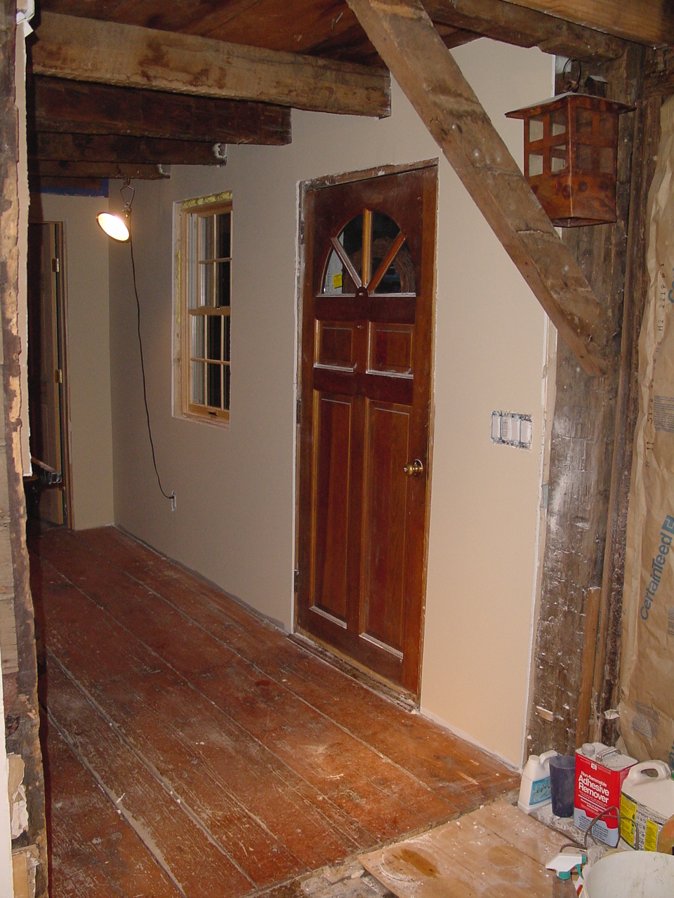 Living room with paint