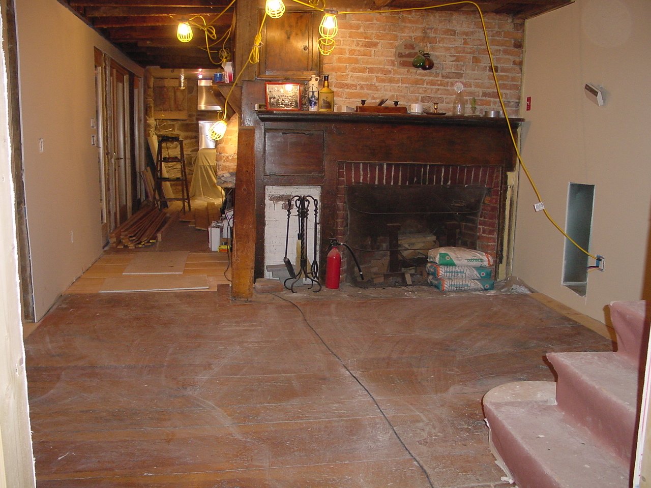 Floor repair complete