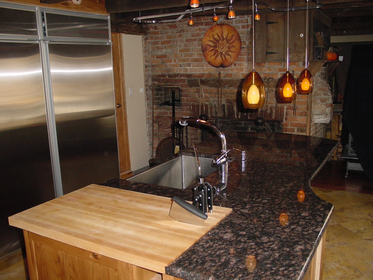 Custom butcher block in
