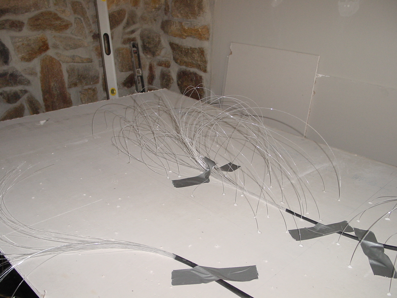 Each panel built with constellations