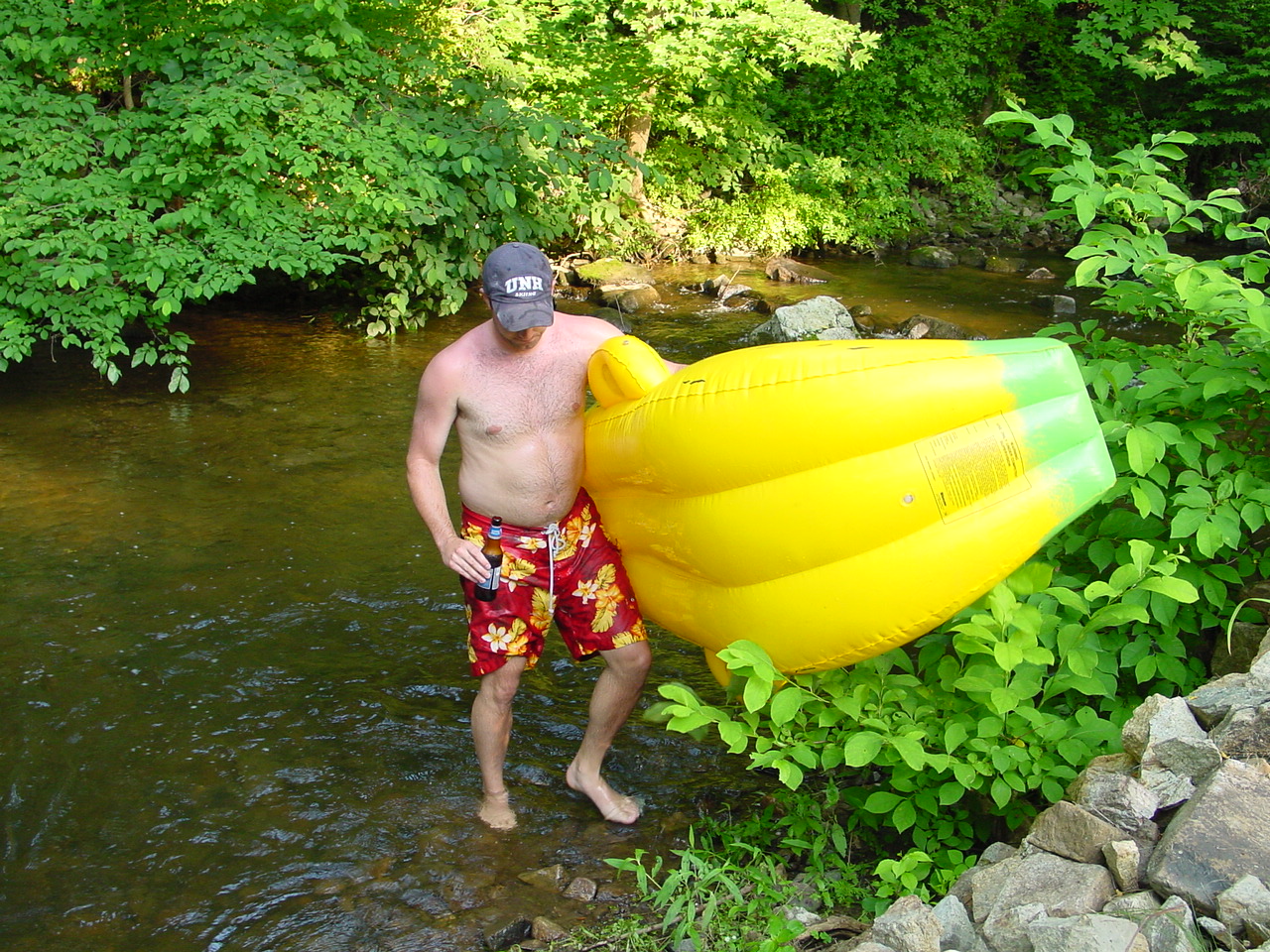 Jimbo grabs my banana