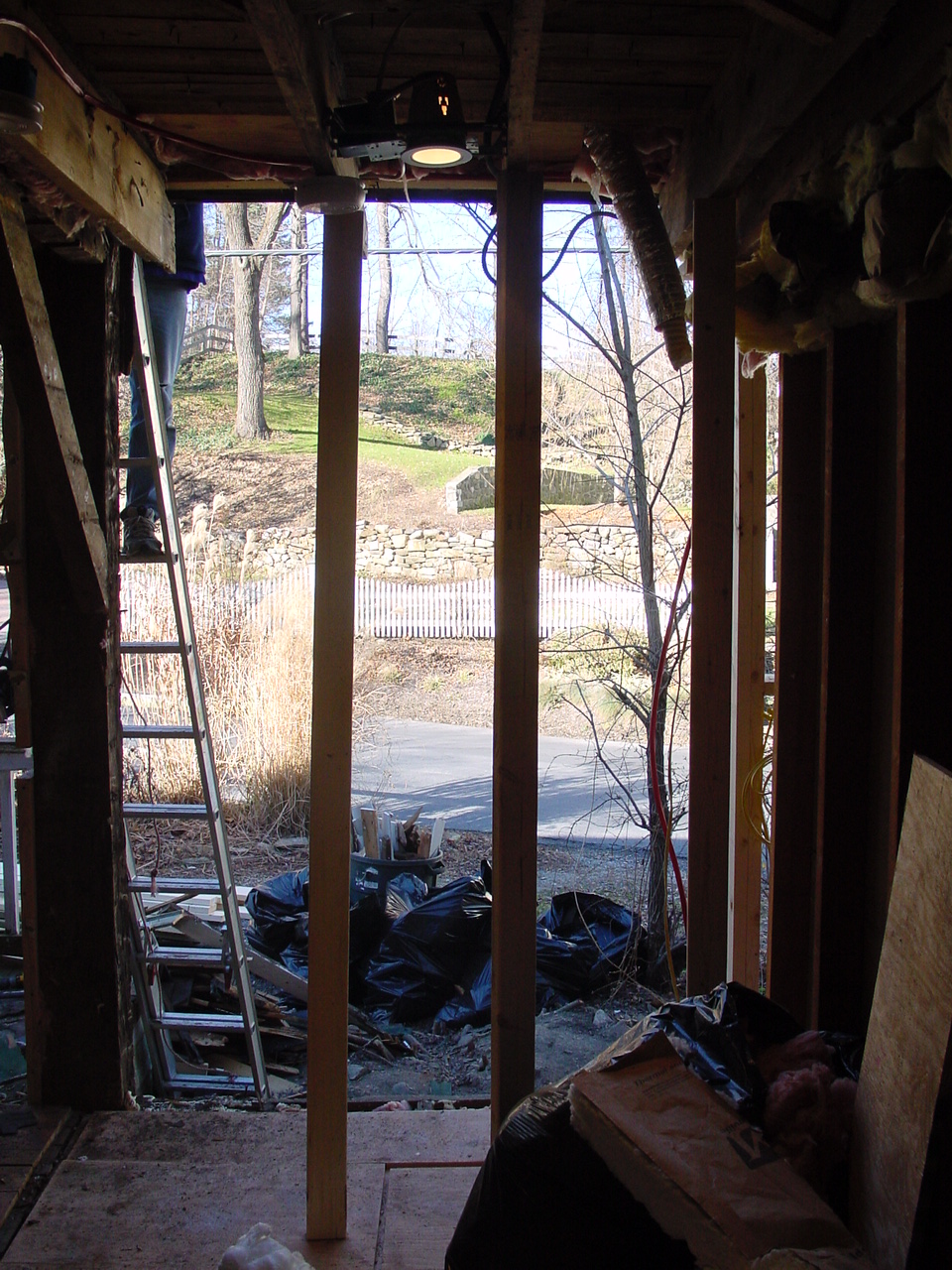 Front hall and door prep