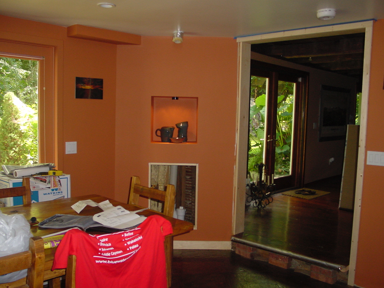 Sheetrock and painting done