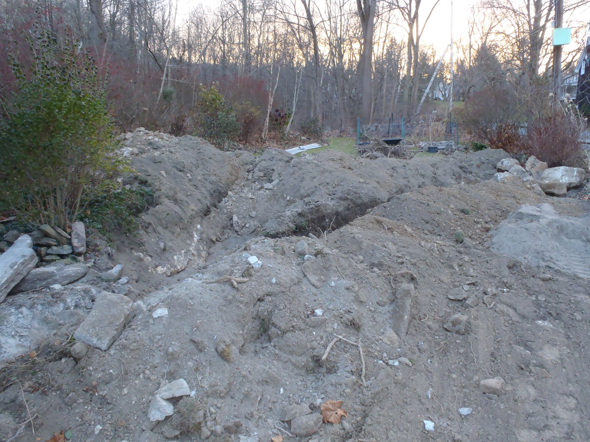 Side yard a little messy